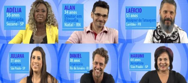 Participantes do BBB 16 (Reprodução/Globo) Participantes do BBB 16 (Reprodução/Globo)