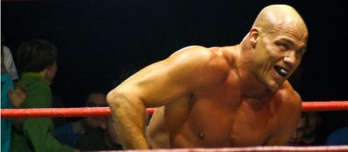 WWE's Kurt Angle [via: flickr.com/ilovehoovering]