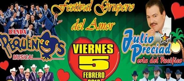 Cartel, primer Festival Grupero del Amor Cartel, primer Festival Grupero del Amor