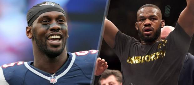 Chandler Jones também é um estrela do esporte Chandler Jones também é um estrela do esporte
