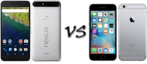 Huawei Nexus 6P vs Apple iPhone 6s