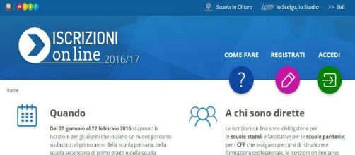 Miur iscrizioni on line: il portale dedicato