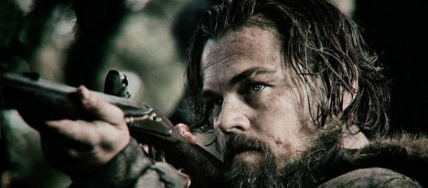 Leo DiCaprio no papel do explorador Hugh Glass. Leo DiCaprio no papel do explorador Hugh Glass.