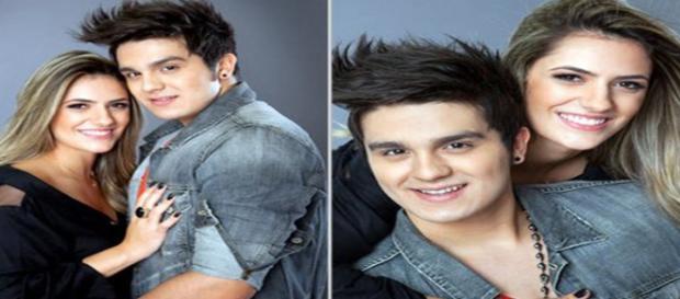 Luan Santana e Jade Magalhães. Luan Santana e Jade Magalhães.
