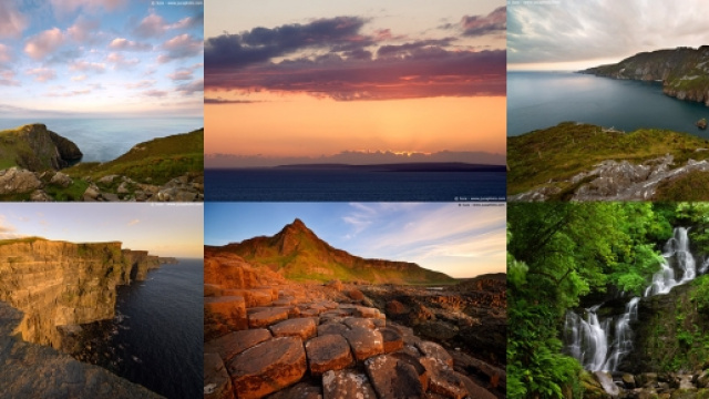 Paesaggi incantevoli dell'Irlanda.