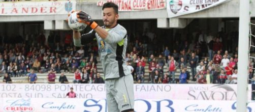 Il portiere del Trapani, Nicolas Andrade