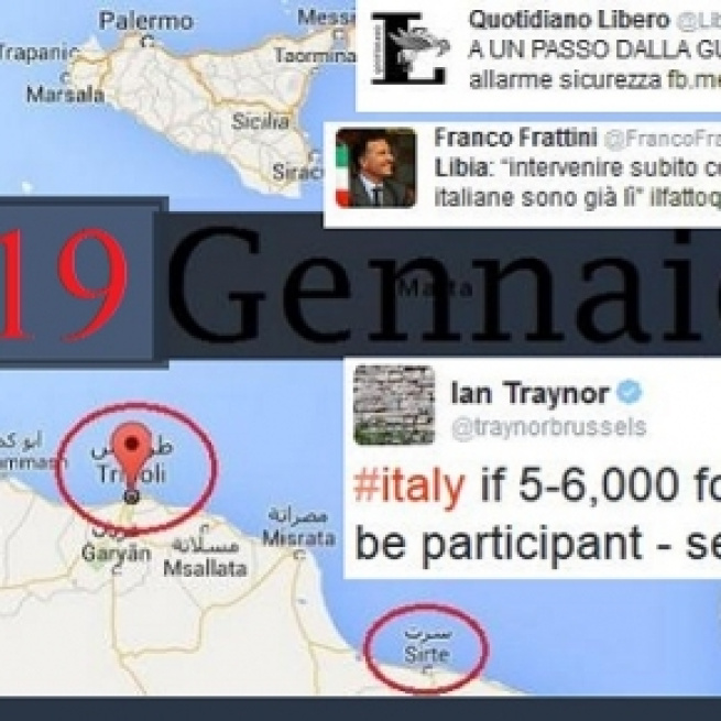 Italia vicinissima al conflitto militare in Libia