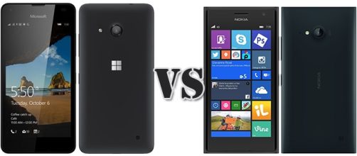 Microsoft Lumia 550 vs Nokia Lumia 735