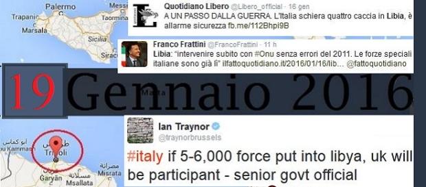Italia vicinissima al conflitto militare in Libia Italia vicinissima al conflitto militare in Libia