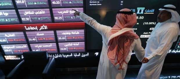 La bolsa de valores de Arabia Saudita colapsando La bolsa de valores de Arabia Saudita colapsando