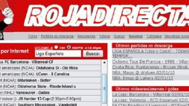 Streaming Rojadirecta, vince Mediaset