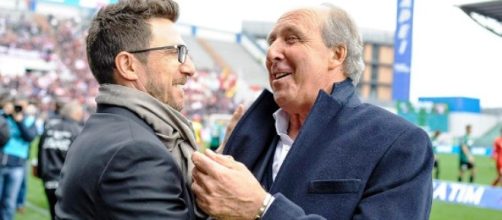 I due allenatori Di Francesco e Ventura