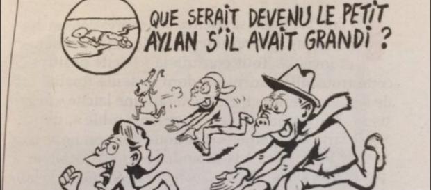 Charge publicada pelo Charlie Hebdo Charge publicada pelo Charlie Hebdo
