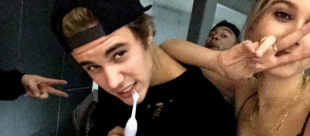 Foto pessoal de Justin Bieber e Hailey Baldwin Foto pessoal de Justin Bieber e Hailey Baldwin