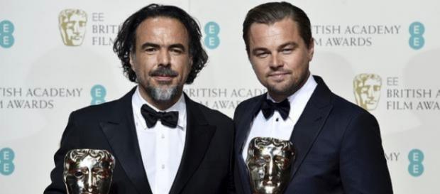 Leonardo Di Caprio y Alejandro González Iñárritu Leonardo Di Caprio y Alejandro González Iñárritu