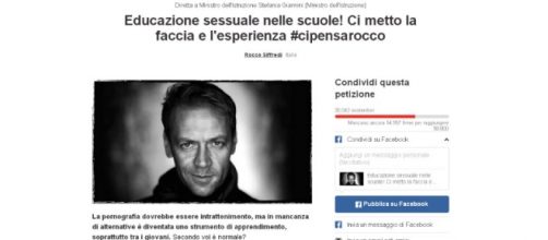 Rocco Siffredi: educazione sessuale nelle scuole.