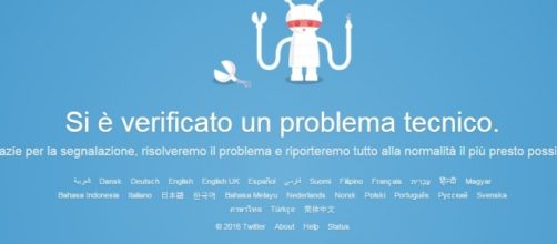 Twitter, problemi tecnici il 19-01: #twitterdown
