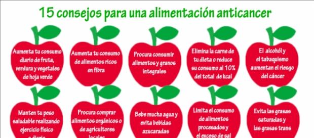Consejos para una dieta anticáncer Consejos para una dieta anticáncer