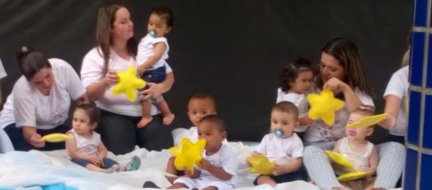 Crianças da Creche Arthur Avalone em Tatui Crianças da Creche Arthur Avalone em Tatui