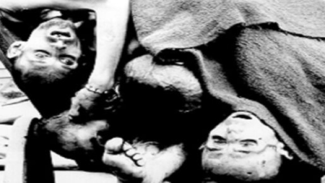 I cadaveri dei campi di concentramento.