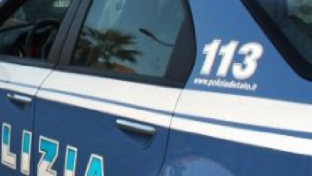 Intervento della Polizia di Stato