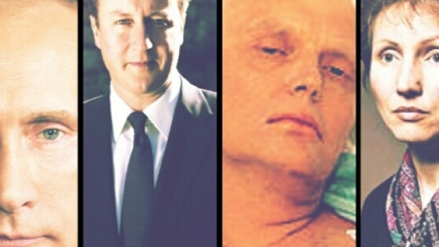 Putin, Cameron, Litvinenko e la moglie Marina