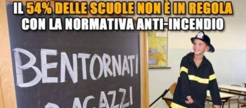 Scuola, immagine dal post su beppegrillo.it