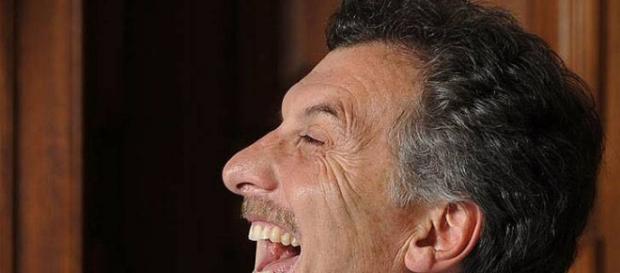 Macri riendose...de la democracia Macri riendose...de la democracia