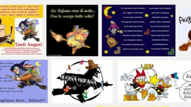 Auguri di buona Befana in modo divertente