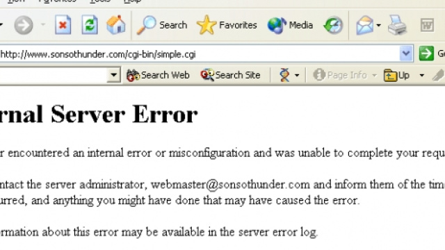 Un messaggio d'errore visualizzato da un PC