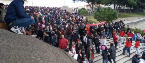 Manifestanti a favore dei diritti civili, Cagliari