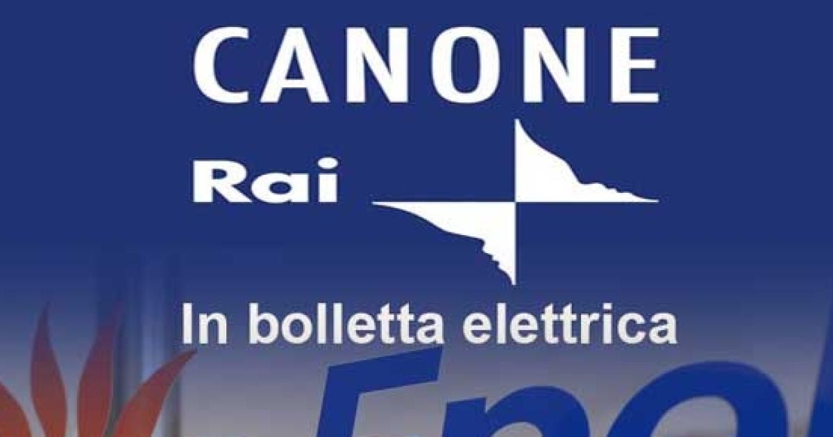 Canone Rai 2016 In Bolletta