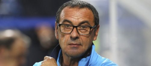Il tecnico del Napoli Maurizio Sarri