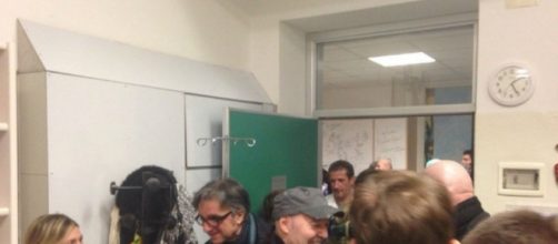 Vasco Rossi in visita in Ospedale