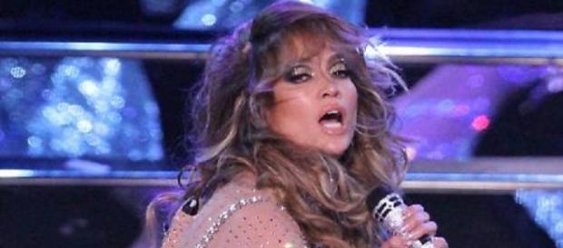 Jennifer Lopez a Las Vegas durante il concerto Jennifer Lopez a Las Vegas durante il concerto