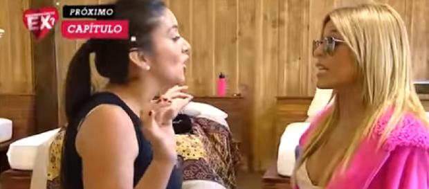 Oriana se enfrenta con otra concursante Oriana se enfrenta con otra concursante