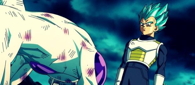 Vegeta derrotando al emperador Freezer Vegeta derrotando al emperador Freezer