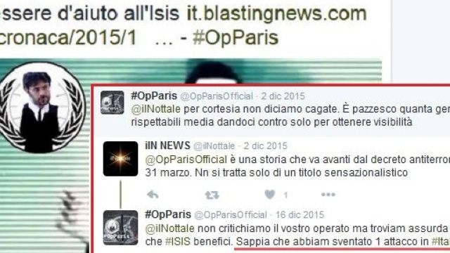 Sintonia di fondo tra Anonymous e Polizia