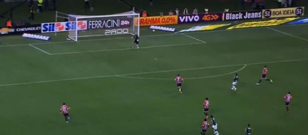 Gol de Robinho em Ceni no Allianz Parque Gol de Robinho em Ceni no Allianz Parque