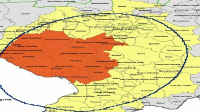 La nuova mappa del rischio Vesuvio