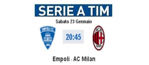Live Empoli-Milan con video gol e highlights