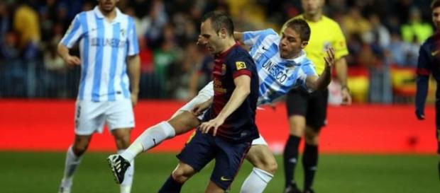 Málaga e Barcelona jogam para a Liga BBVA Málaga e Barcelona jogam para a Liga BBVA
