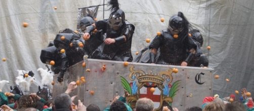 Carnevale Ivrea 2016, Battaglia delle Arance