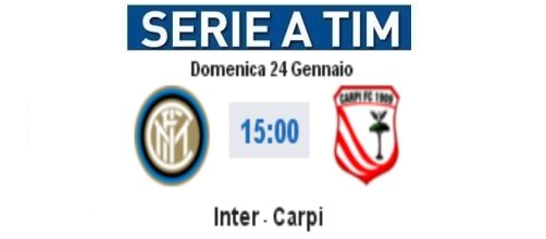 Inter-Carpi in diretta live con video highlights