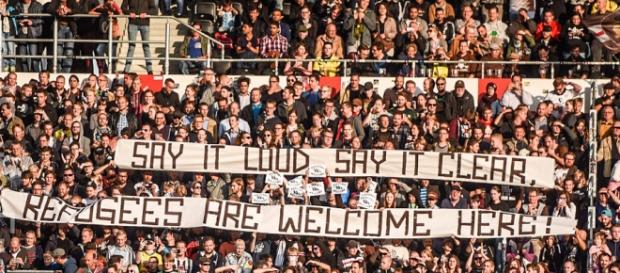 Bienvenida a refugiados en Alemania / Flickr Bienvenida a refugiados en Alemania / Flickr