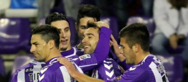 Celebración del Gol del Real Valladolid Celebración del Gol del Real Valladolid