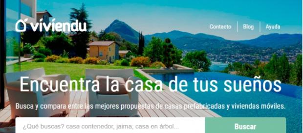 Interfaz de la pagina web Viviendu. Interfaz de la pagina web Viviendu.