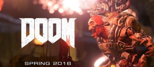 Fondo de pantalla del próximo estreno de Doom.