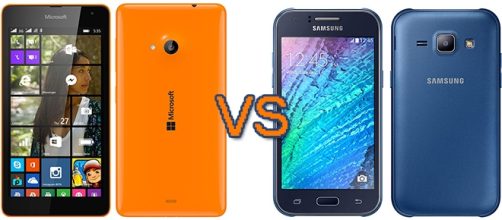 Microsoft Lumia 535 vs Samsung Galaxy J1