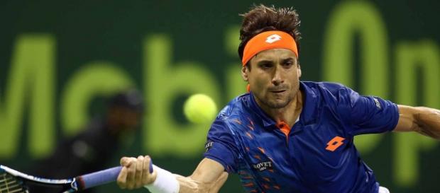 Ferrer, durante uno de sus partidos este año Ferrer, durante uno de sus partidos este año